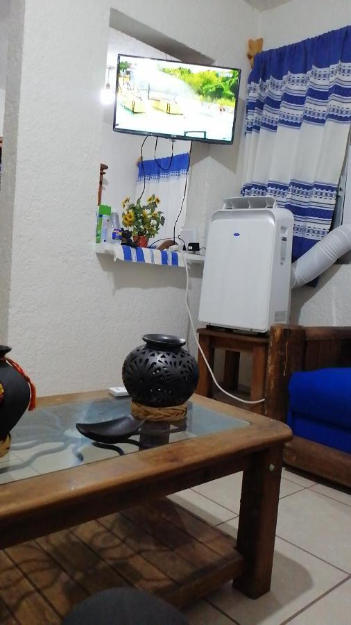 圣克鲁斯华特库Departamento La Crucecita, Con Aire Acondicionado, Excelente Ubicacion, En Segunda Planta公寓 外观 照片